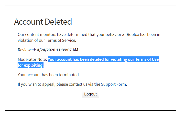 Nickibreeki On Twitter Not Gonna Lie This Is False Bans This Thing Is Made Me Shocked I Never Knew That I M Exploiting Roblox Before How Do I Get A Ban I Don T - 39 roblox studio no sign up