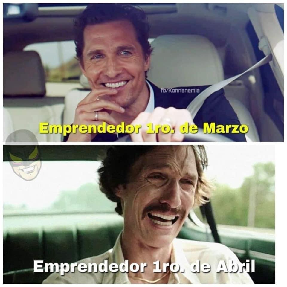 empromx's tweet photo. #EmproHumor
Las facetas del emprendedor en una cuarentena.
#FelizViernes https://t.co/nbgLA0UIy1