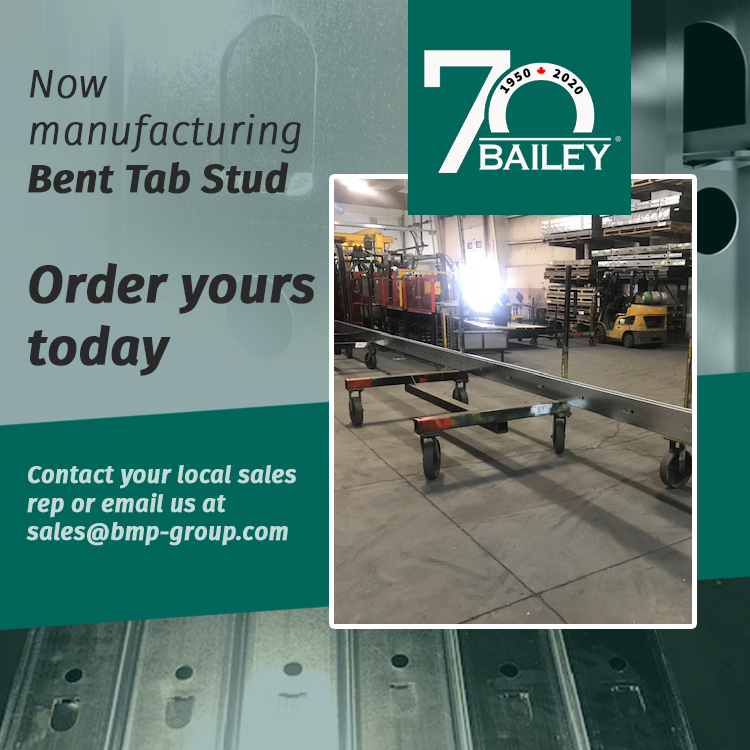 baileymetal's tweet photo. We are now manufacturing Bent Tab Stud! Order yours today by contacting your local sales rep or emailing us at sales@bmp-group.com
#benttabstud #baileymetal #baileymetalproducts #steelframing #steelframae #metalframe #metalframing #steelstud #steelstuds #steelmanufacturing https://t.co/seTKmaeVAG
