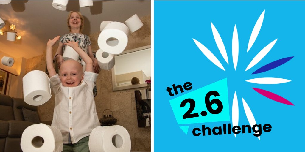 We are loving all the creative ways in which you are supporting our #twopointsixchallenge!

For Isaac's challenge, he created a castle out of 26 loo rolls! Tune into the Facebook Livestream from 12pm on Sunday to see his final result!

To make a donation: bit.ly/twopointsixAUK