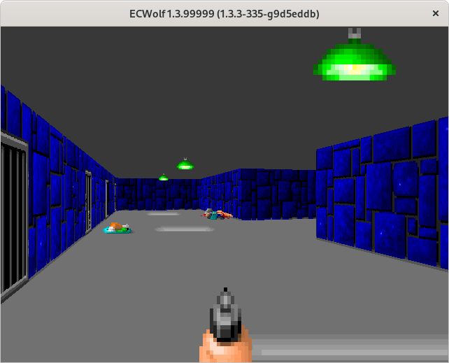 runlevel__5's tweet photo. I still vividly remember how much I love to get my hands on this game when I was young. Sadly I could not afford a 386 IBM PC then and missed out the whole early DOS gaming era. At least I could relive the nostalgia with ECWolf port for Linux #PowerPC64 https://t.co/il8KMXP3uM