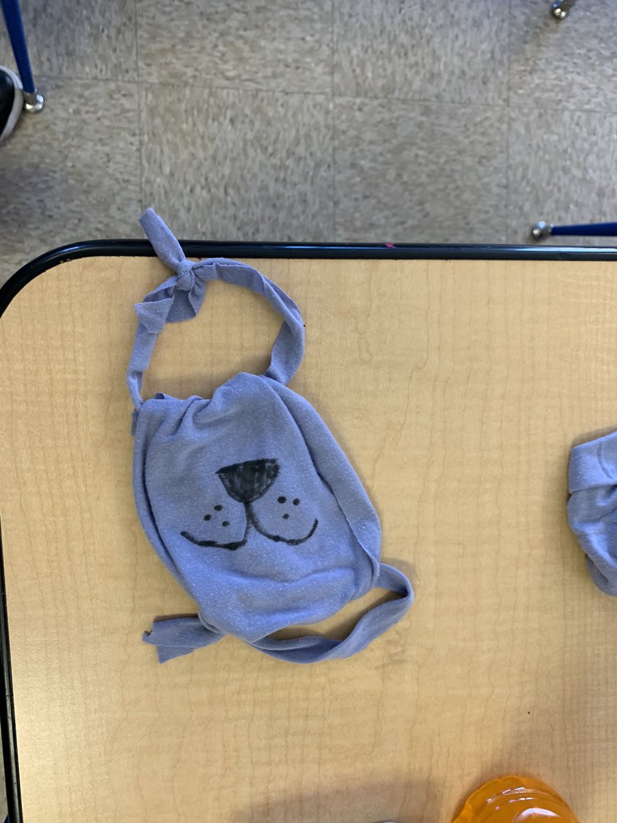 Made no sew masks this week at the homeless shelter with the kids- they took to decorating them- Love their creativity #teambcsd #bcsdlearns