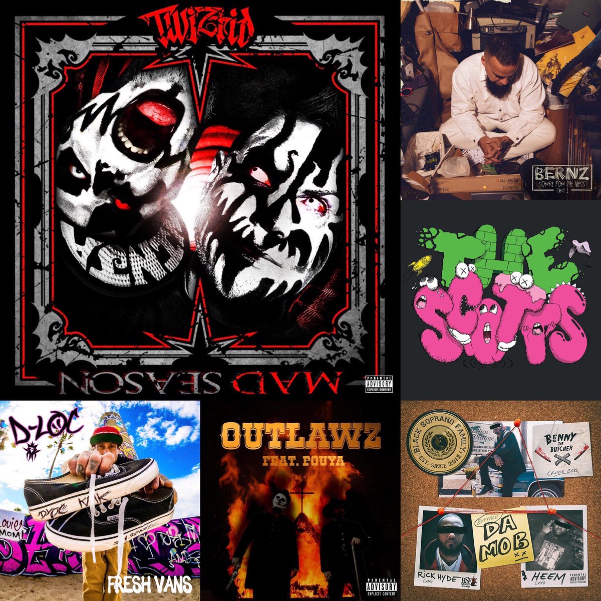 beneathdirt's tweet photo. What are y’all bumpin for #newmusicfriday?
I got that new #Twiztid in the chamber. That new #TerrorReid is insane🔥🔥🔥🔥 https://t.co/UB0raMmHFL