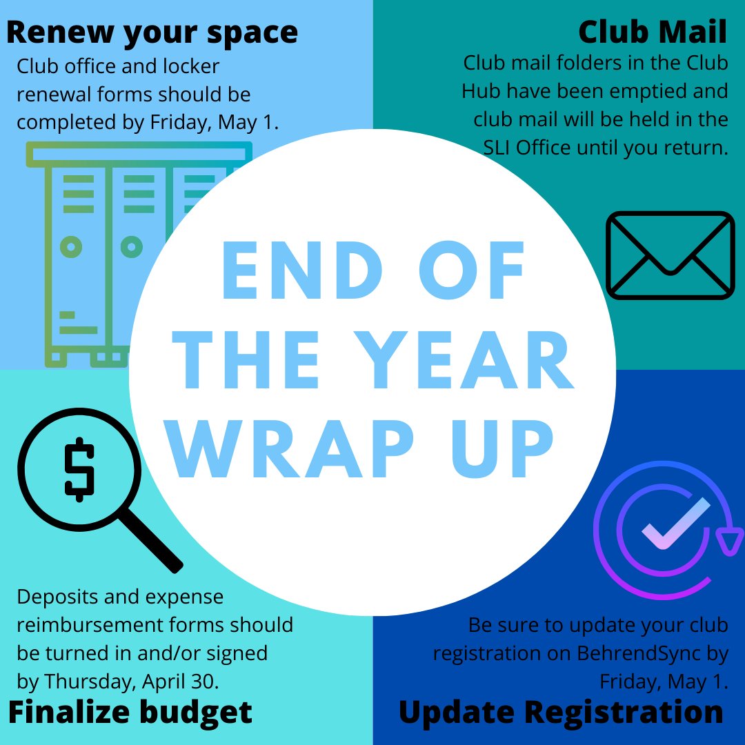 PSUBehrendSLI's tweet photo. Attention Club Members: although it doesn't feel like it, it is time to start finalizing things for the end of the year! https://t.co/R6QxNX66Sr