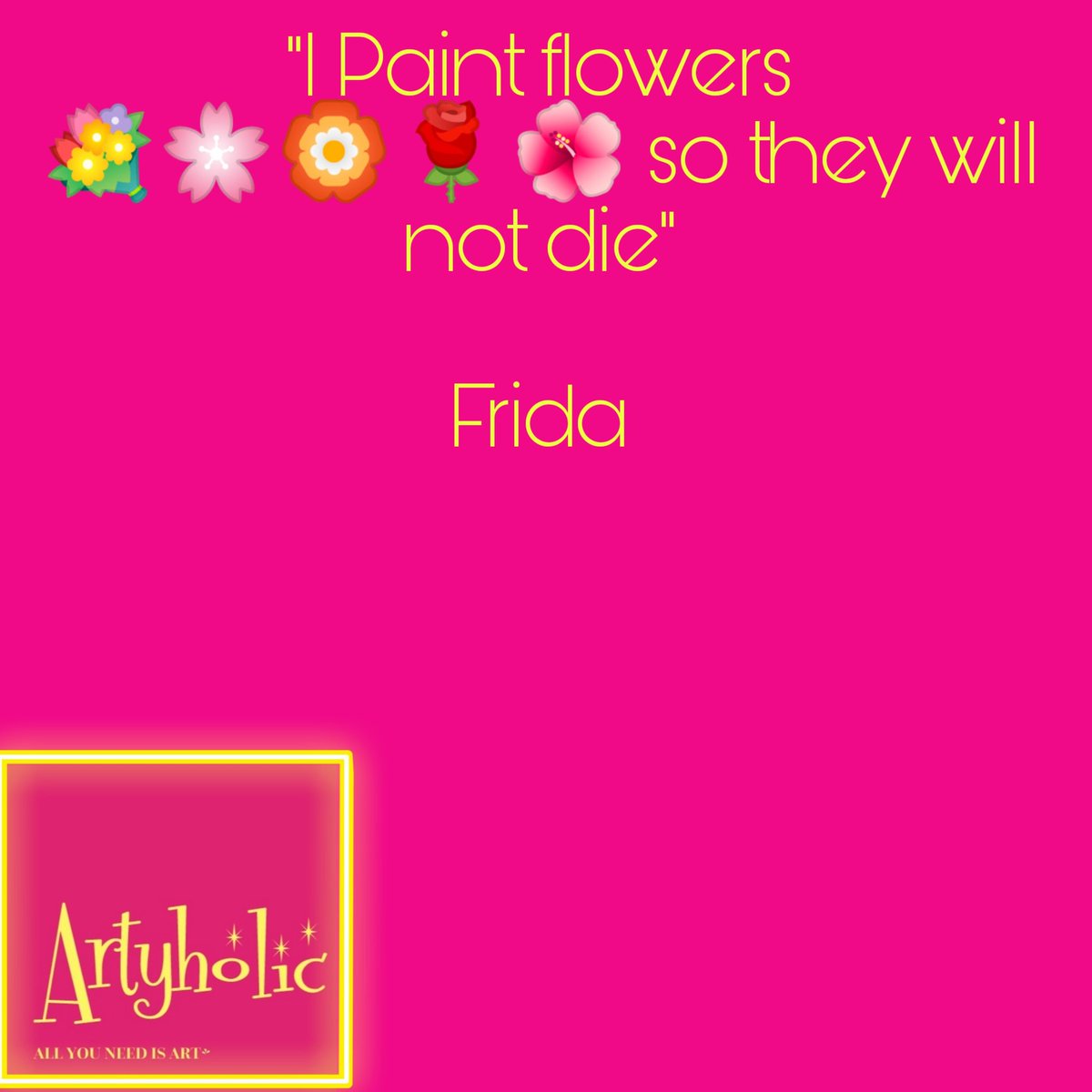 arty_holic's tweet photo. #quotes #quoteoftheday #FridaKahlo #Flowers #art #artyholic https://t.co/7wvUMhLZOl