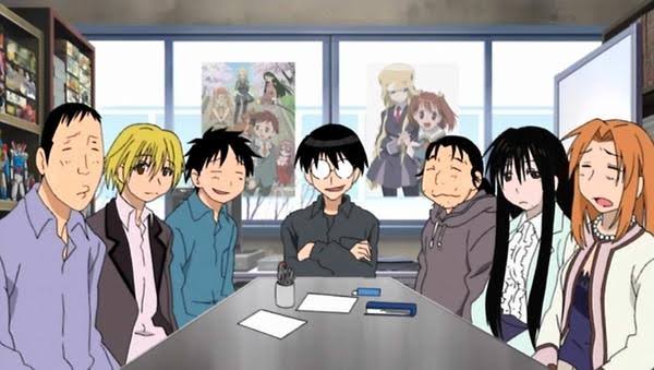 Genshiken follows the lives of a group of college students drawn together by their shared hobbies, and the trials and adventures associated with being otaku.