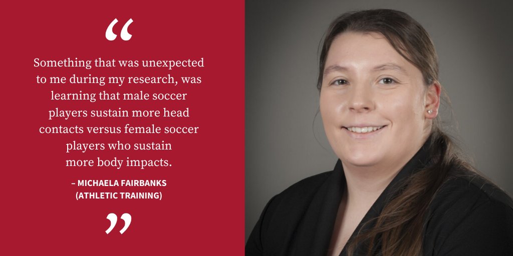 MSUMoorhead's tweet photo. Deer River High School alumna and athletic training student Michaela Fairbanks' presentation on "A Literature Review: Sub Concussive Forces in Sport" is available on the Student Academic Conference site at https://t.co/pUe5wJPyI8! #MSUMSAC https://t.co/0krrerrnwa