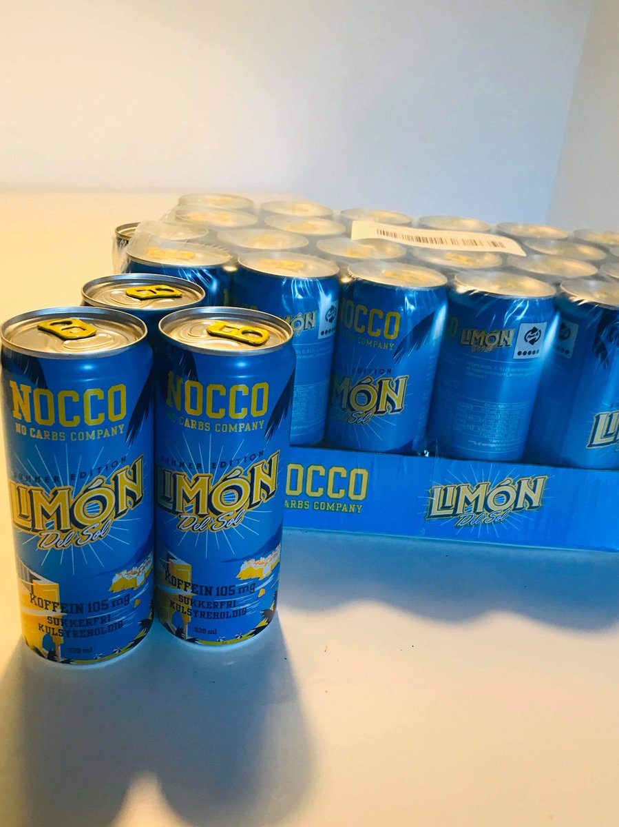 trippernn's tweet photo. *GIVEAWAY*

De gode folk fra @noccoesports har været så søde at sende mig en kasse af deres nye Nocco Limited Summer Edition - Limón, som jeg kan give ud til en heldig vinder, alt du skal gøre er at:

- Retweet denne post

- @ en ven

  Slutter om 7 dage! 

#noccodenmark #SNGARMY https://t.co/LcfdgyIFaq