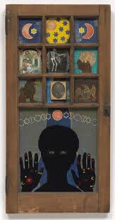 linda_biagini90's tweet photo. Betye Saar: Black girl’s window.
It is so meaningful, I thought everyone could relate to her in this difficult time. A girl inside her house, observing out of a window and thinking about her past memories and her future, symbolized by the 9 scenes. #MoMa #MoMALearning https://t.co/nysC1mkUqN