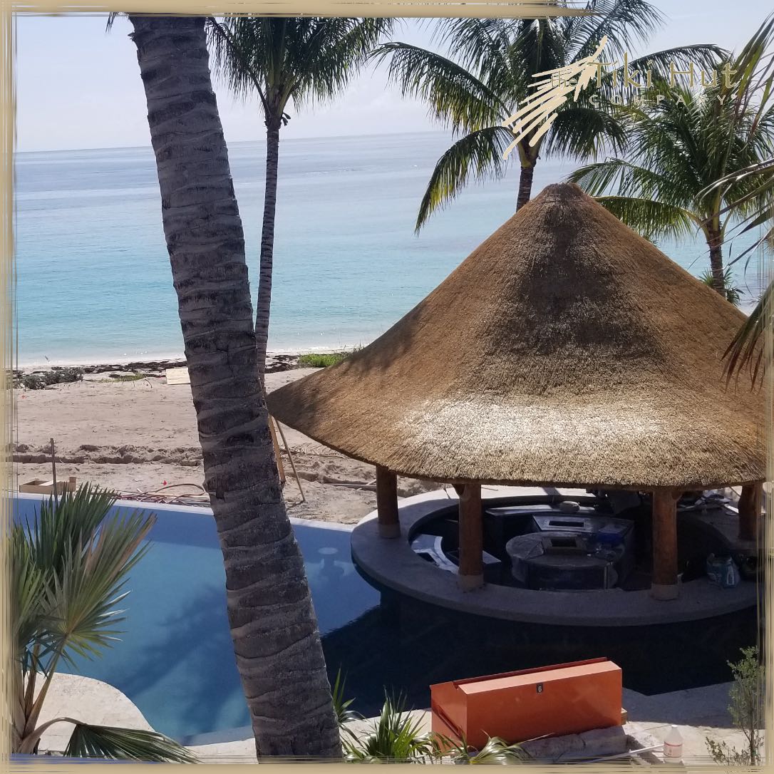 The After photo shows how a paradise comes to life once The Tiki Hut Company completes the center piece. 
#aftershot #bahamas #pool #poolbar #tiki #tikihut #homedecor #thetikihutcompany