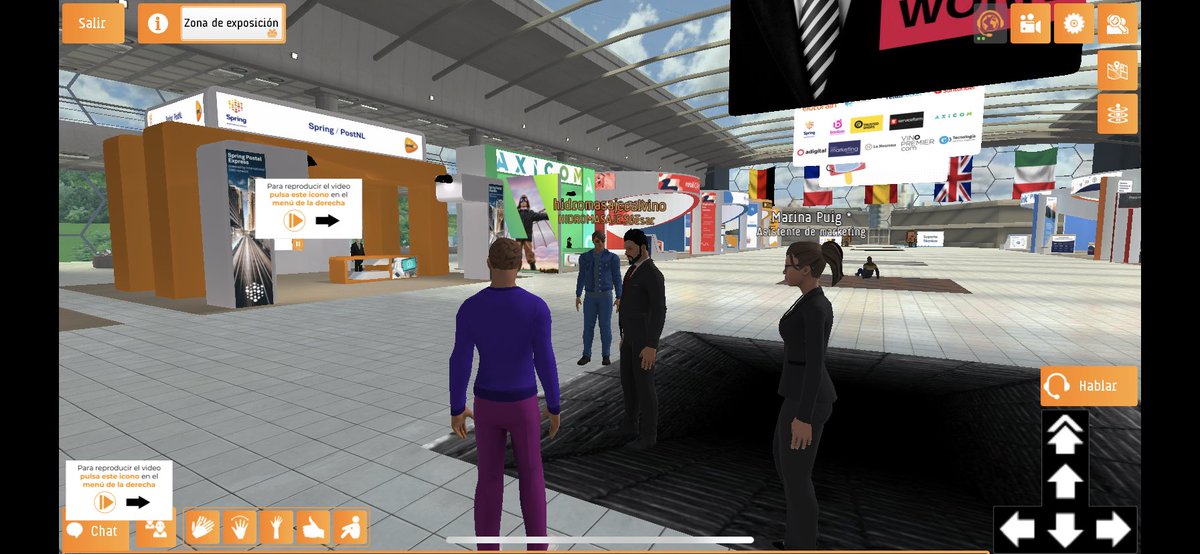 faloco's tweet photo. Una pasada la experiencia de #EcommerceTourVirtual He charlado con unos mallorquines en valencià, con uno en inglés, visitado stands, hecho SPAM y compartido contacto. Eso sí, no he encontrado el baño y he visto mucha gente haciendo running, ejercicio virtual. https://t.co/PpZVCb4E9T