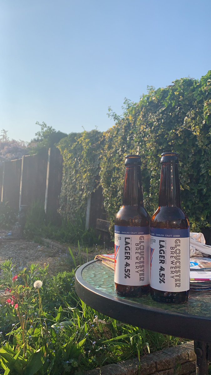 supacoopa10's tweet photo. Thanks for the delivery yesterday @GBrewery - not a bad afternoon in the garden I must say! https://t.co/3m1ZN6LKcx
