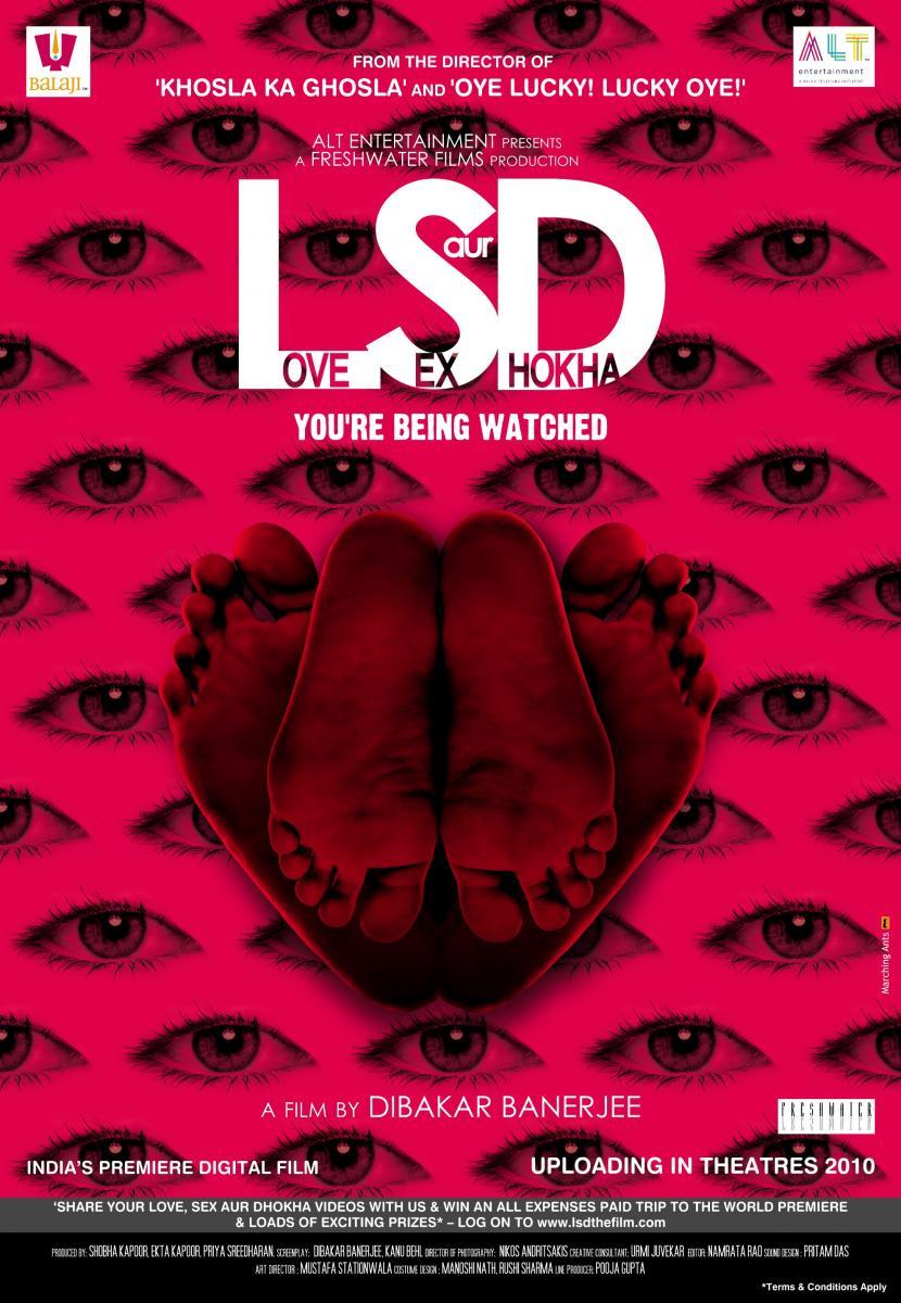 68th Bollywood film: #LSDLoveSexAurDhokhaMUST WATCH! Unique concept: 3 stories filmed in alternative ways: vlog style/CCTV/hidden cam. A film student, a supermarket employee & a journalist are the protagonists. @RajkummarRao's 1st film,  @NushratBharucha also in it! ON NETFLIX