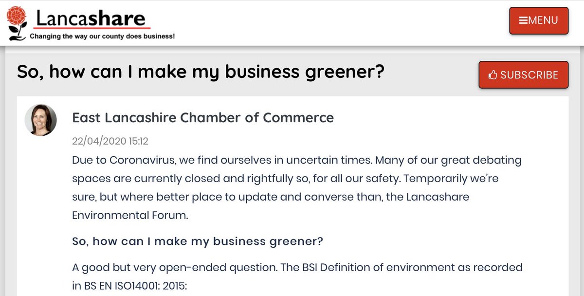 Fab post in the online forum on <a href="/Lancashare1/">Lancashare</a> by <a href="/elancschamber/">East Lancashire Chamber of Commerce</a> - what are we really doing about the environment 50 years in from the first Earth Day? Share your thoughts...  🌏 🌹#sharing 

lancashare.co.uk/forums/discuss…
