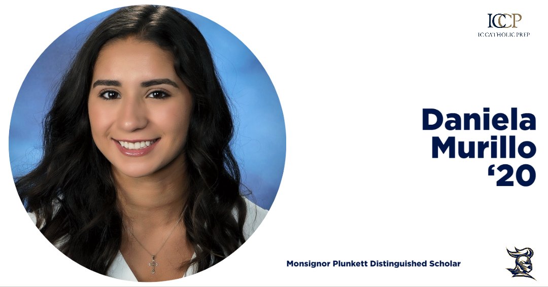 ICCatholicPrep's tweet photo. Daniela Murillo ’20 Believes in Hard Work & is 1 of 11 Monsignor Plunkett Distinguished Scholars–Class of 2020. She will attend Illinois Wesleyan University to study nursing. Read more >> https://t.co/VQlrcewU4n. #believeinhardwork #mpds2020 #knightup217 #leagueofknights https://t.co/LSf8N6cHdX