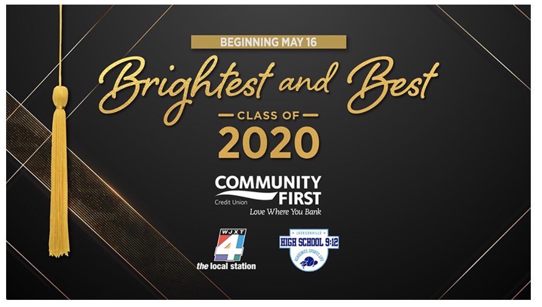 themorningrays's tweet photo. Thank you to @wjxt4 @AirstreamV @highschool912 @DuvalSchools and @CommFirstCU for the opportunity to showcase the @achsco2020 in an upcoming special. The names and photos for every senior will be shown on TV. Family and friends can now purchase a virtual ad within the show. https://t.co/iF8ERyiLgN