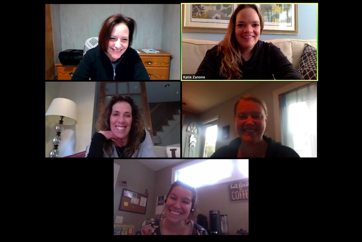 Ms_Zanone's tweet photo. The 5th grade EHB Team is really missing each other and our students!   Working hard today to make sure remote learning continues in the best way possible. 👩‍🏫 https://t.co/h08ShLKG6E