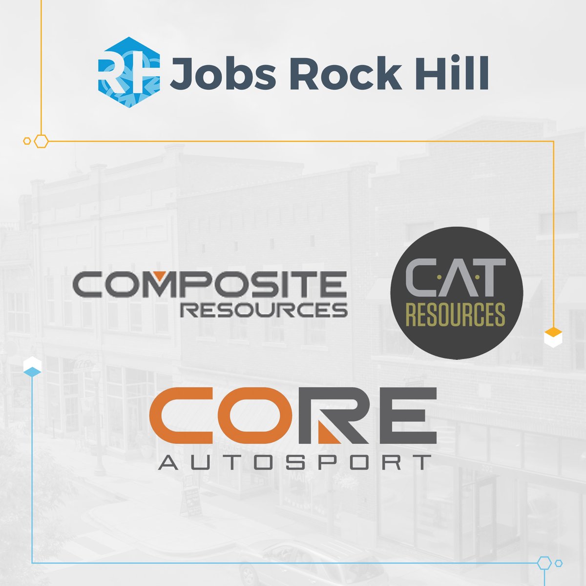 This month's Jobs Rock Hill company spotlight is on 3 Rock Hill businesses that shifted their production last month to provide PPE to hospitals and individuals who need them.
Read the spotlight on Composite Resources, C-A-T Resources, and <a href="/COREautosport/">CORE autosport</a>: ow.ly/3UtB50znNSv