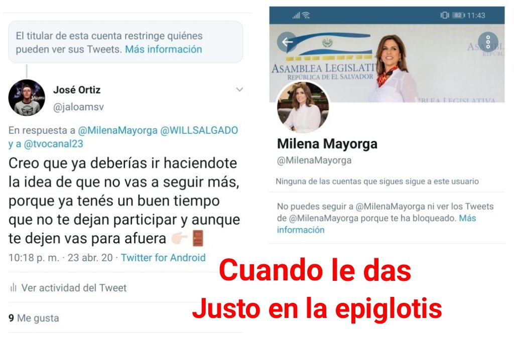 Cuando le das justo en la epiglotis.
.
.
.
.
<a href="/debukele/">Gabriela Rodríguez de Bukele</a>
<a href="/berthamariaD/">Bertha María  Deleón</a>
<a href="/Villabull/">Marcela Villatoro</a>