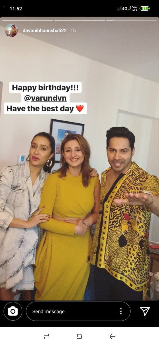 #25 Sonam Kapoor Ahuja - one of the cutest wishes. #26 Mohit Marwah#27 Anushka Sharma - "goofball, keep the inner child alive" #28 Dhvani Bhanushali - just the fact that he's so warm in the picture towards her. ~  #HappyBirthdayVarunDhawan ~ 