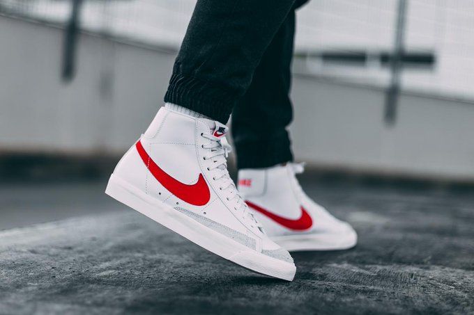 nike blazer mid vintage 77 habanero red