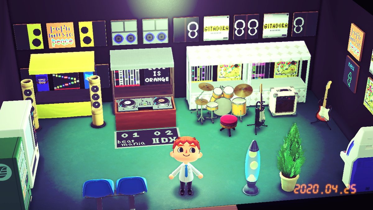 佐東さとう ドラムセットとdjブースをいただいて ドラマニとiidxが完成しました お家でゲームセンター どうぶつの森 Animalcrossing Acnh Nintendoswitch