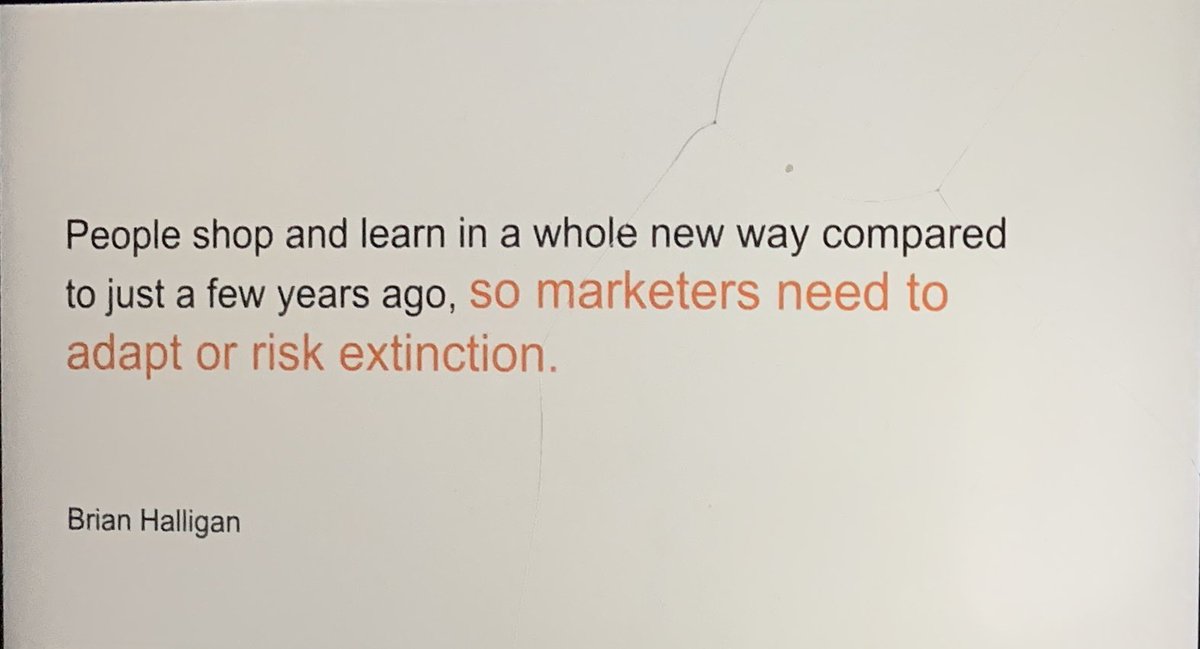 adrianafreitas's tweet image. Great to wrap by @Esqueriguela, @JEVNET CEO on Inbound Marketing
People shop and Learn in a whole new way compared to just a few years ago... ADAPT or Risk Extinction! by 
@HubSpot ceo @bhalligan 

At @nuclioschool #digitalweeks