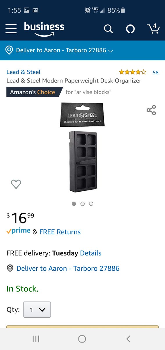 Corhodes94's tweet photo. This company is selling an AR15 Armourers Block as a Paperweight to get around Amazon's guidelines and the questions have me rolling 😂😂 https://t.co/oMZDm1ClFG