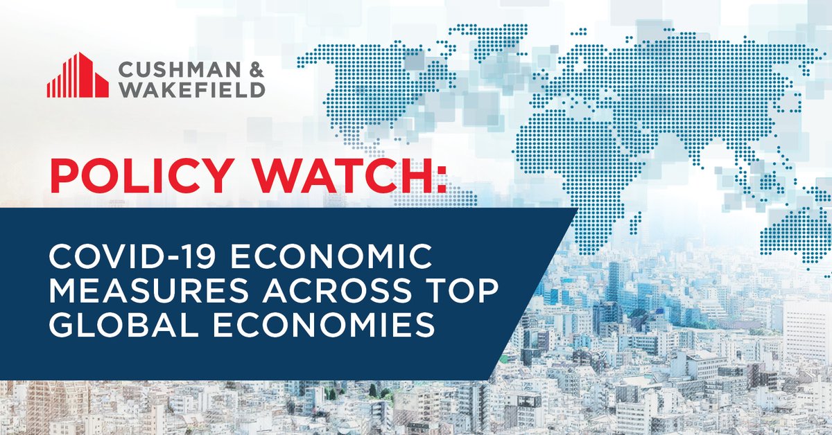 CushWake's tweet photo. From Europe and the UK to countries throughout Asia and the Americas, central banks and governments have been called to action — and they are stepping up. Download our full reports and see our interactive map here >> https://t.co/zm8fvNL6Y5 https://t.co/xPaNNzdxwb