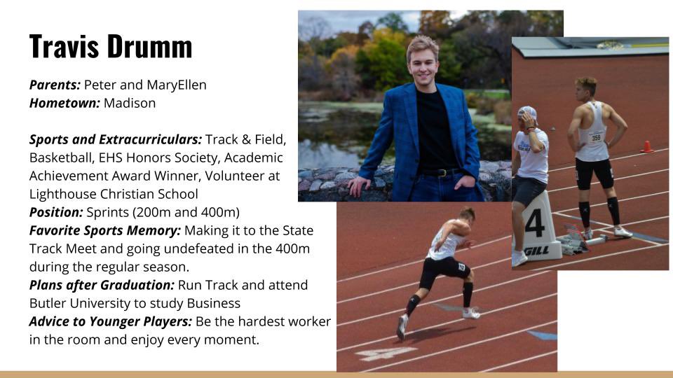 Crusaders_ATH's tweet photo. Enjoy todays Edgewood High School Senior Student/Athlete profile for Travis Drumm. Good luck at Butler and thanks for all of your hard work. Go Crusaders 👍 https://t.co/WdFHCroJz3