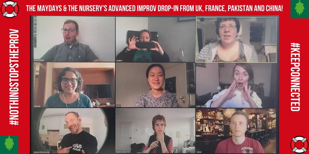 maydaysimprov's tweet photo. Join The Maydays & @nurserytheatre for our Advanced Improv drop-ins this weekend.
SAT 25th: 2 x 10.30am-12.30pm with Jules Munns and Jenny Rowe
SUN 26th: 2 x 3.30-5.30pm with Stephen Davidson & Jennifer Jordan
Β£10 Booking essential: https://t.co/lcJ7aP2N92
#advancedimprov https://t.co/SEgcm1RbX0