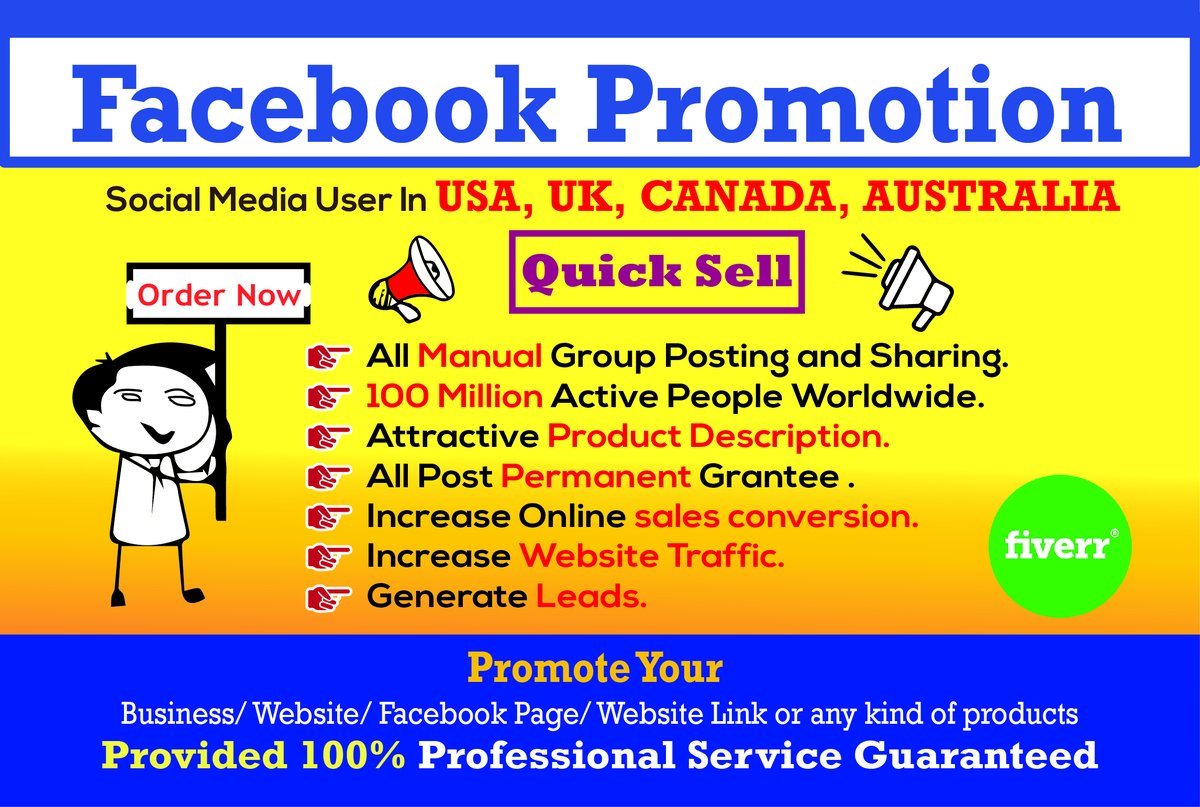 I will do real Facebook promotion and advertise of any USA company. are seeking a digital marketing professional? follow on My Profile. 
fiverr.com/rahim212020?up…

#digitalart #DigitalMarketing #SocialMarketing #InfluencerMarketing #fiverr #TrumpGenocide #Covid_19