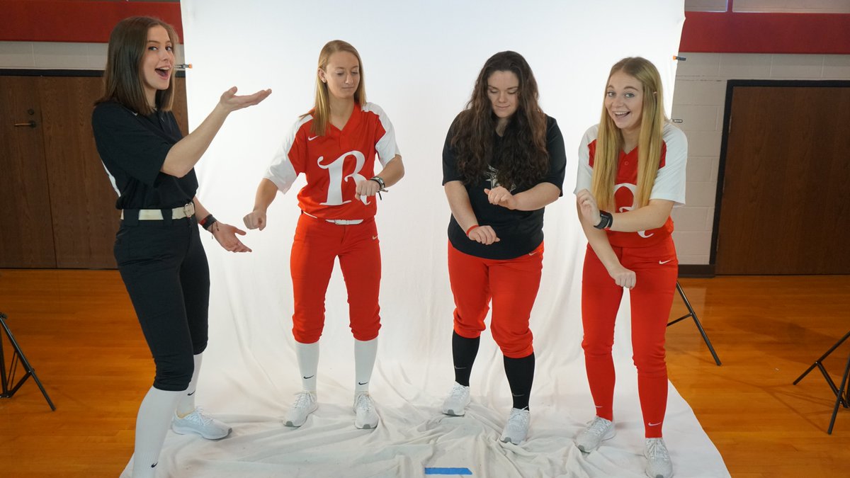 RhodesSoftball's tweet photo. Happy Friday!! Another week of social distancing in the books. A term we had never before heard, but will never again forget. How bout some more behind the scenes pics to put a smile on everyone's faces? (Shan, whatever your thinking...yes...) #KeepSmiling #RollLynxSftbl https://t.co/0OJ9Srvjb1
