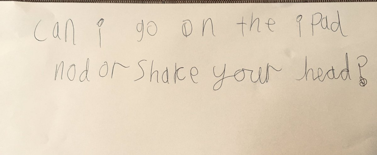 I was on a Zoom call earlier when  my 7 year old passed me this note. #LockdownParenting