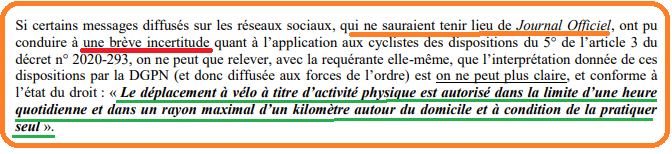 Ensuite,  @Place_Beauvau confirme les propos de  @Maitre_Eolas (Pour rappel "on ne créé pas de droit avec des tweets")Le problème, c'est que la  @FUB_fr a reçu près de 1000 témoignages, ce qui ne va pas dans le sens d'une "brève incertitude"