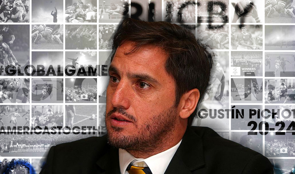sudamericarugby's tweet photo. Elecciones a Presidente en World Rugby | Toda nuestra región, a través de nuestro Presidente, Sebastián Piñeyrúa -@pinopuca-, ha dejado en claro su apoyo total e irrestricto al argentino Agustín Pichot -@AP9_-.
▶️ https://t.co/Z8Zh18XCSs
#GlobalGame
#AmericasTogether https://t.co/PEc52gVufF