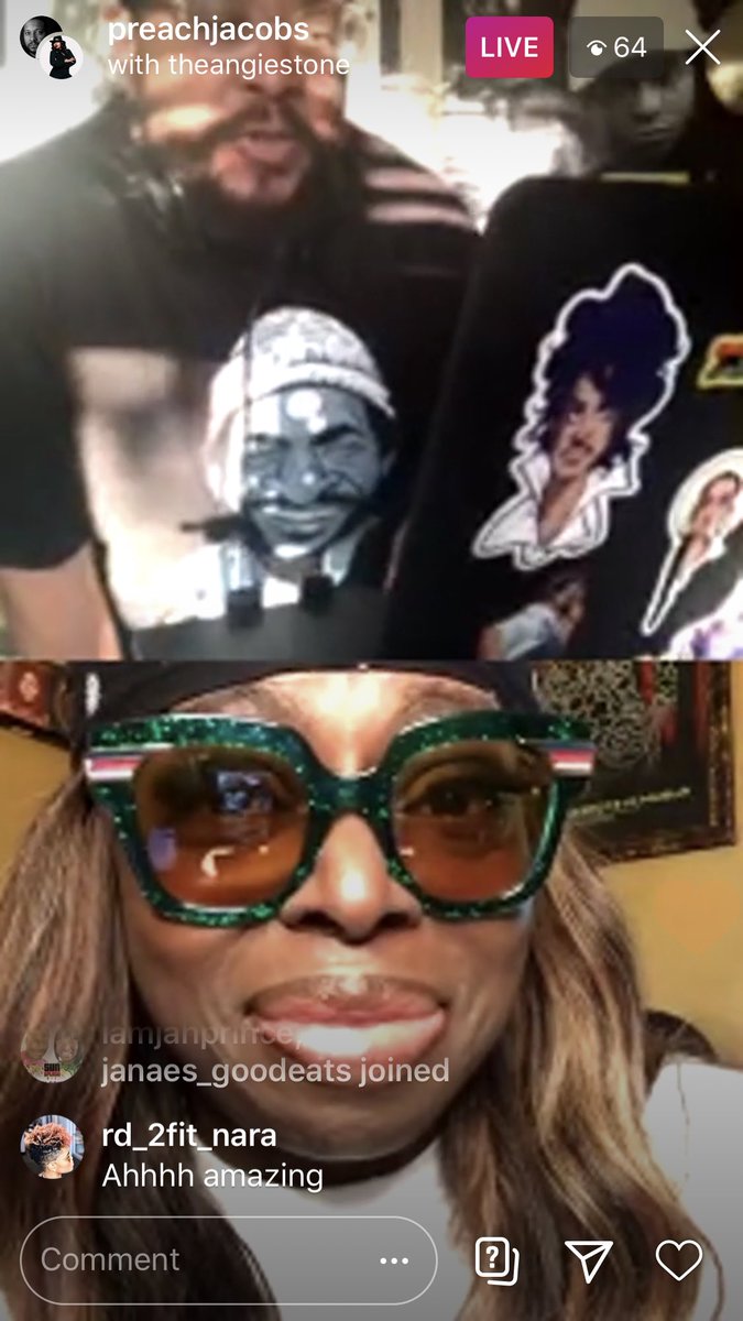 Columbia’s Angie Stone just joined #CensusCrawlParty. Get on IG live <a href="/preachjacobs/">Preach Jacobs</a>