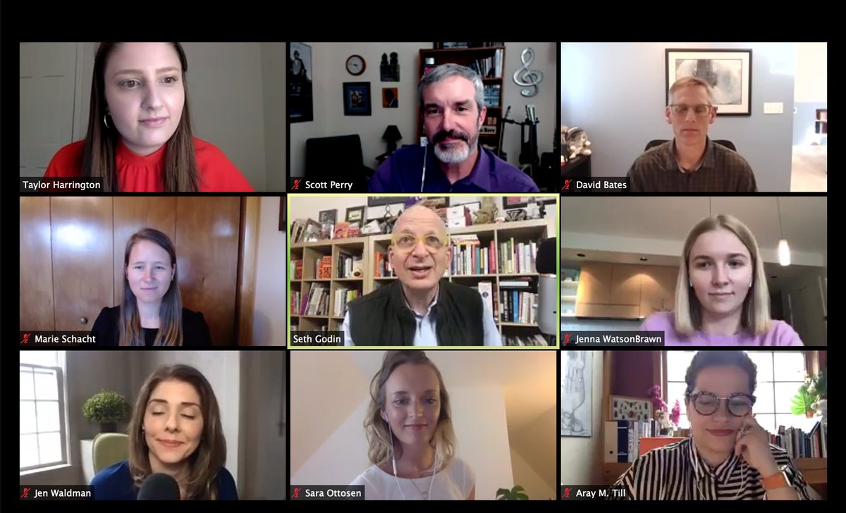 Nice conference this morning with #RealSkillsConference and <a href="/ThisIsSethsBlog/">Seth Godin</a>  We just wish it was lasting longer and we could have more #sethgodin time!