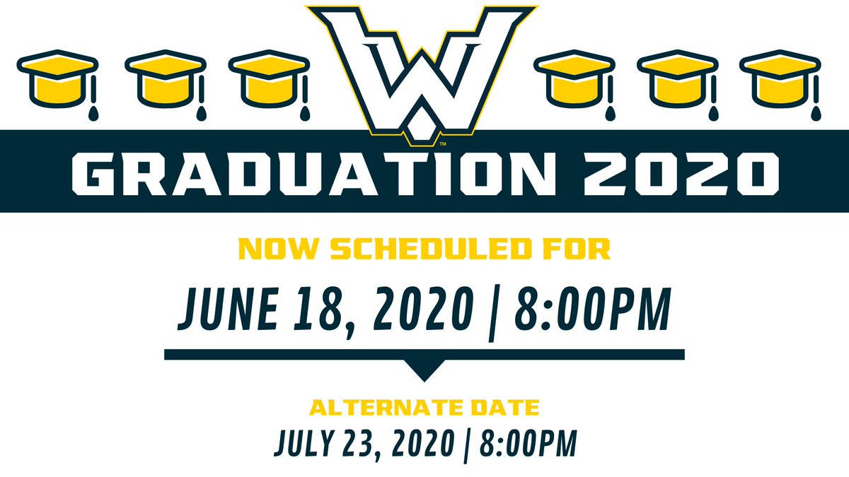 👨🏽‍🎓 GRADUATION UPDATE 👩🏻‍🎓
Walker Valley will now hold the 2020 Graduation Ceremony on June 18th at 8:00pm (as previously scheduled) due to the continued health concerns and social distancing measures in place. We can’t wait to honor these special seniors! #OneValley
