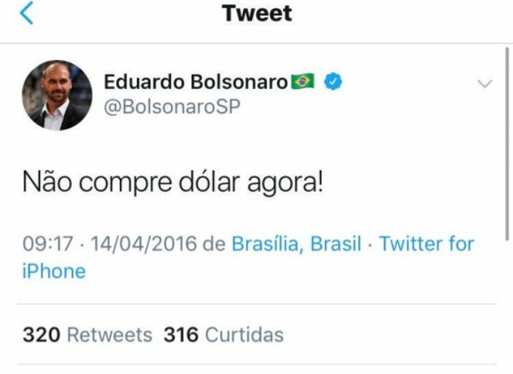 stokersmann's tweet photo. @BolsonaroSP Vossa excelência acredita que ja podemos comprar agora ou devemos esperar mais um pouco? https://t.co/KLMr2gG9pS