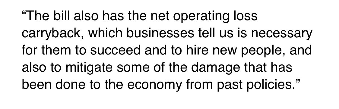 Here is what then-and-now Speaker Nancy Pelosi said about NOLs during the floor debate:  https://www.congress.gov/congressi...