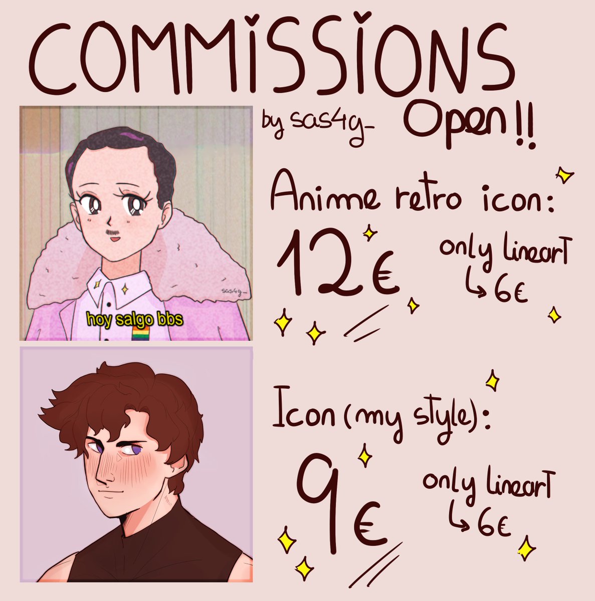 Sas4g_'s tweet photo. COMMISSIONS INFO!!!!!
please ,if you can't buy, retweet this!! https://t.co/Gp06Ajp862