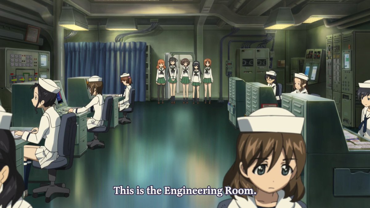 The engineering room, also all high school students