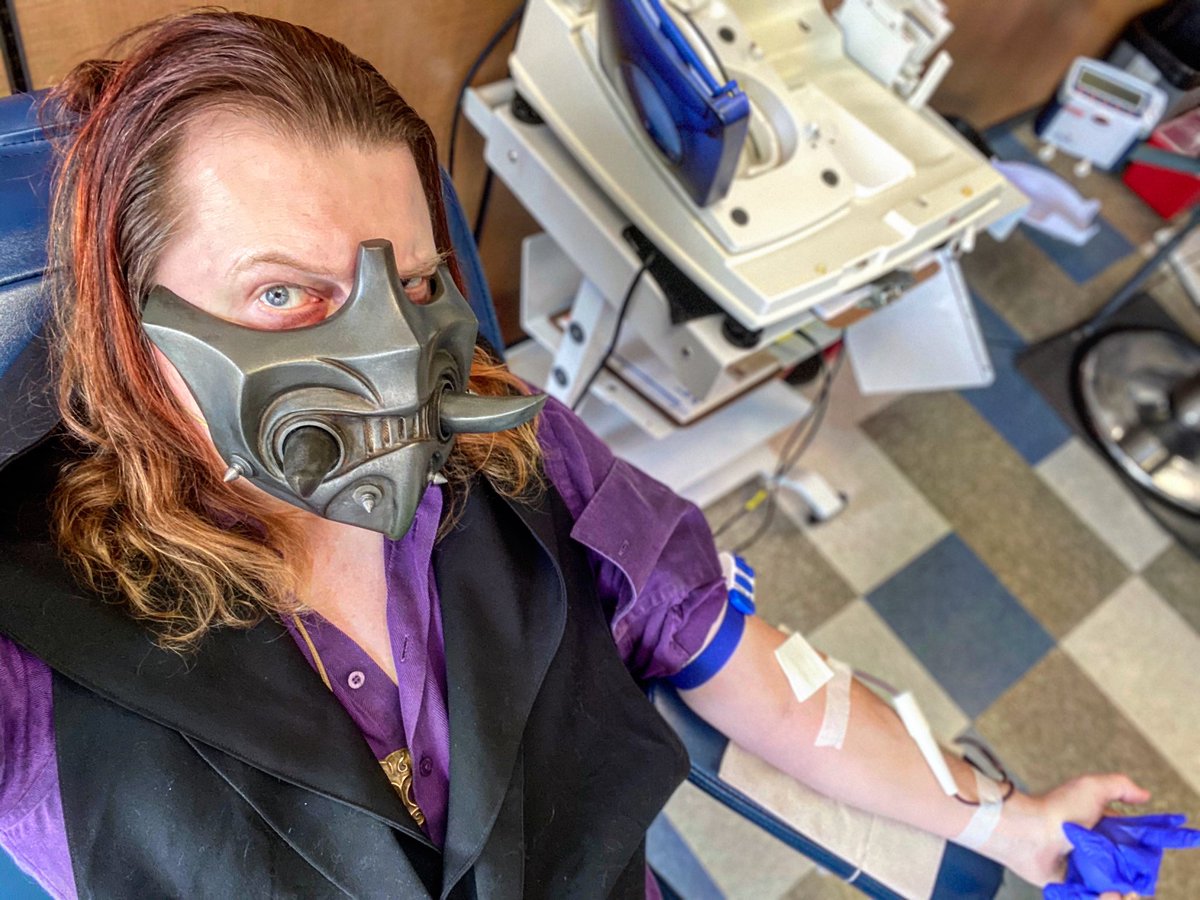 TheCloneEmperor's tweet photo. Blood donation, 46th pint tapped
#BloodDonation #KnightoftheSith #SithKnight #TheStarWars https://t.co/l24FIZkhiR