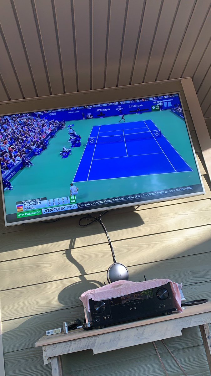 shanerem's tweet photo. Watching the 2019 US Open final with @RafaelNadal and @DaniilMedwed @RafaelNadal is a beast, what an awesome match https://t.co/SYgItxUSoW