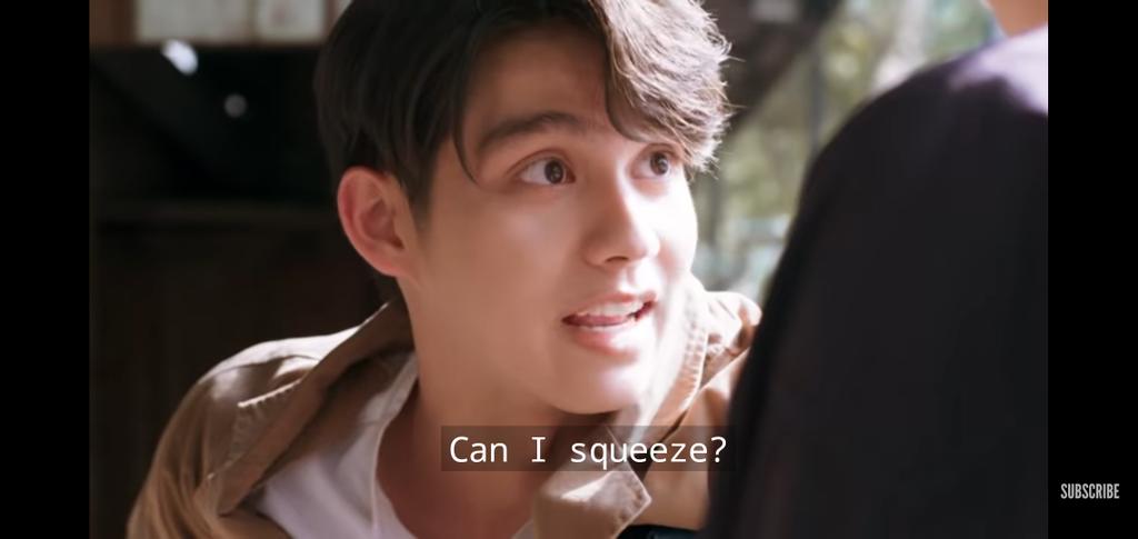 you have no idea how torturing it was to have to hold in my laughter because 1) it's 2am+ 2) im at work 3) my colleague is sleeping next to me   #คั่นกูEP10 just how... and WHY... did sarawat want tine's boobie OUT OF THE BLUE??