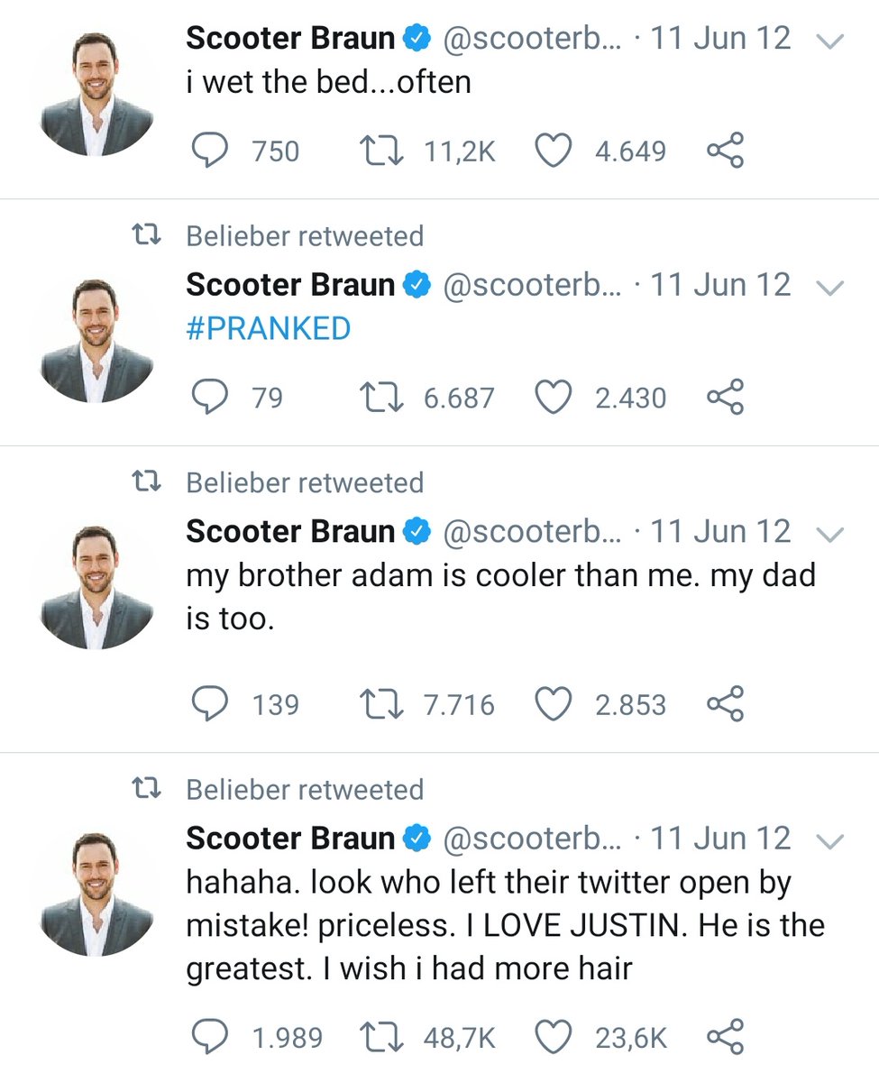 when justin hacked scooter's acc