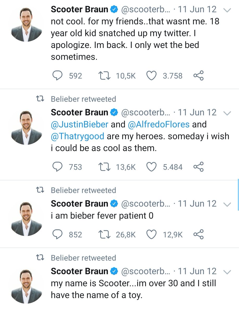 when justin hacked scooter's acc