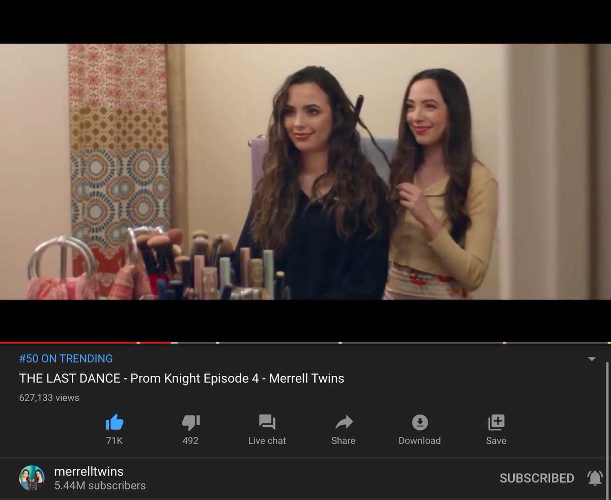 ronixnessafan's tweet photo. Your guys' videos never trend in Pakistan but the last 3 episodes are trending! Ofcourse there is very less majority of people who watch these kind of videos in Pakistan that is why it is not on the top! Love you guys! ♡
@veronicamerrell @VanessaMerrell @MerrellTwins #promknight https://t.co/suObMjhteR