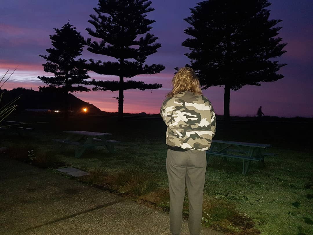 #StandAtDawn #AnzacDay #StayHomeNZ #gisborne #NewZealandlockdown  My Papa was in WW2.  Beautiful sunrise also for everyone who served our country.